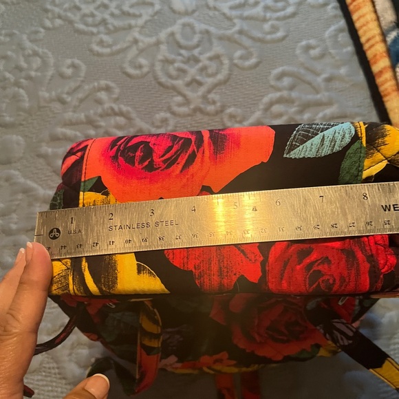 Set Vera Bradley Havana rose tote, mini back pack, coin purse, and crossbody. - Picture 6 of 14